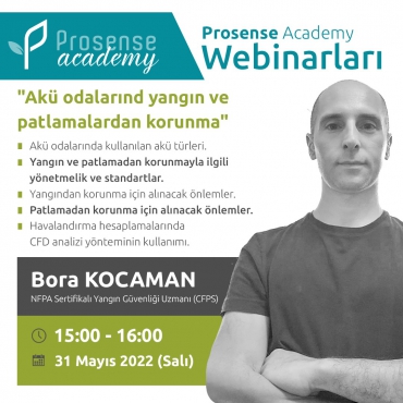 Akü Odalarında Yangın ve Patlamadan Korunma - Webinar