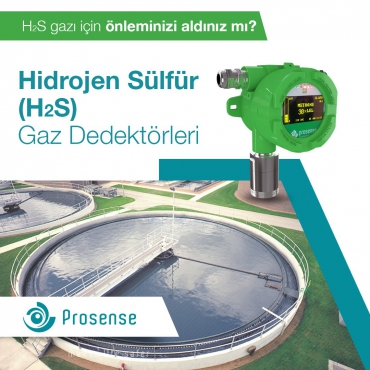 Prosense Hidrojen Sülfür(H2S) Gaz Dedektörleri