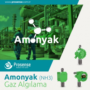 Prosense Amonyak (NH3) Gaz Dedektörü